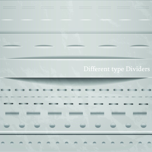 Different Type Dividers design vector 03 dividers different   