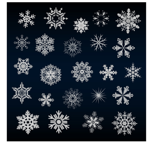 Beautiful snowflake pattern vectors 03 snowflake pattern beautiful   