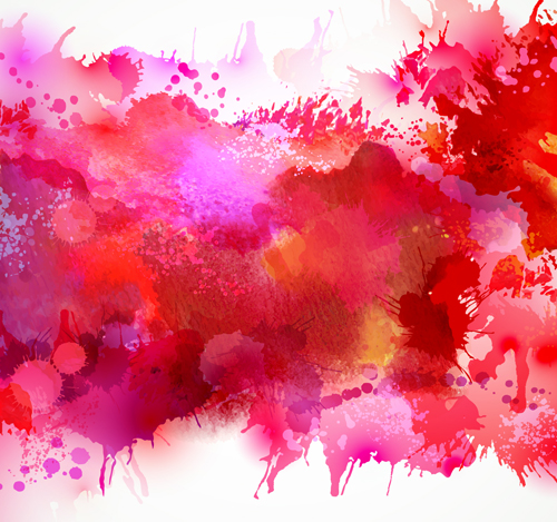 Multicolor watercolor splash background illustration vector 05 watercolor splash multicolor illustration background   