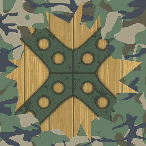 Military elements Frame vector 01 military frame elements element   