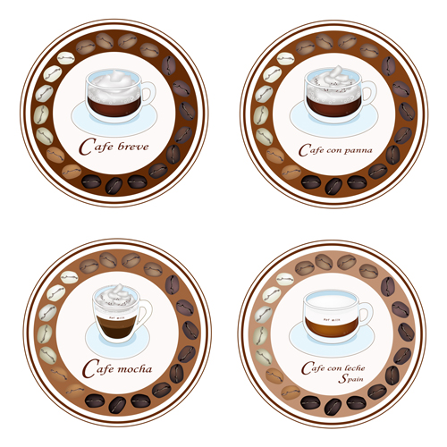 Coffee badge design vectors 05 coffee badge   