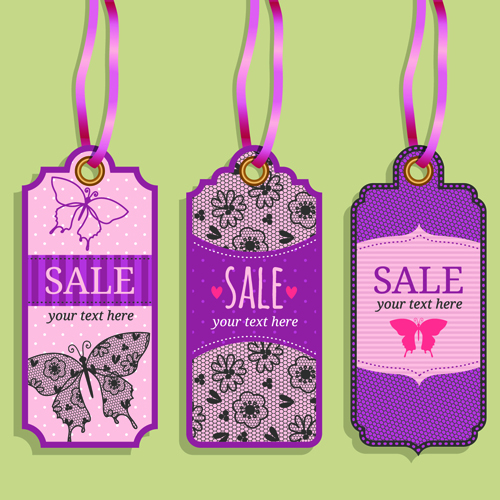 Vintage sale tags creative design set 02 vintage tags tag sale creative   