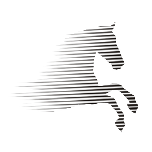 Vector running horse abstract material 01 running horse abstract   