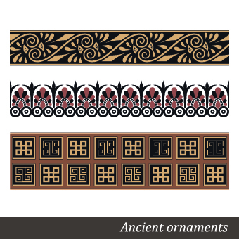 Ancient Ornament pattern vector 05 pattern vector pattern ornament ancient   