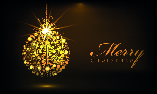 Luxyry golden 2015 Christmas baubles vector background 05 golden christmas baubles background 2015   