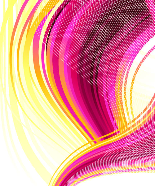 Abstract colored line backgrounds vector smooth lines dynamic lines colorful background   