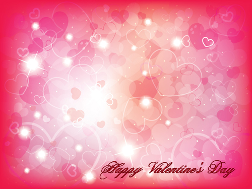Romantic of Valentines day backgrounds art vector 05 Valentine romantic day   