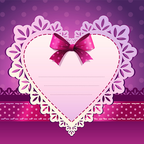 Sweet Valentine Day hearts Cards vector 03 Valentine day Valentine sweet hearts heart cards card   