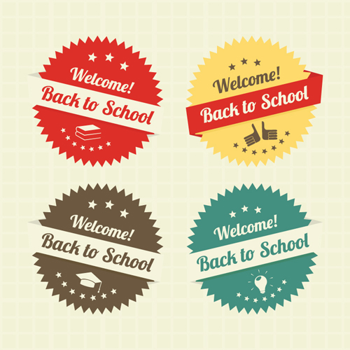 Vintage Object Labels design elements vector 03 vintage object labels label elements element   