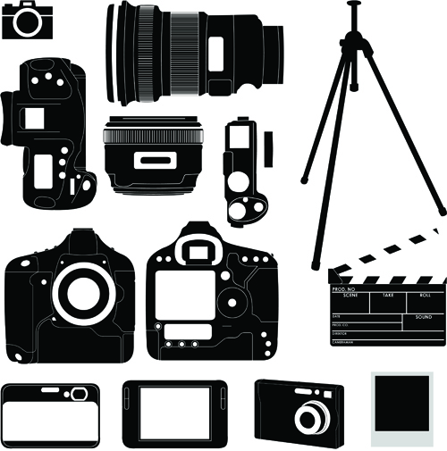 Vivid Camera and Camcorder elements vector material 03 material elements element camera camcorder   