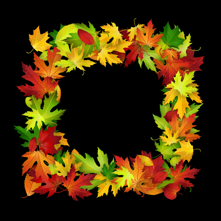 Autumn leaves beautiful background art 01 beautiful background autumn leaves autumn   