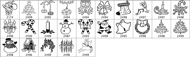 Lovely Christmas Photoshop Brushes photoshop lovely christmas brushes   