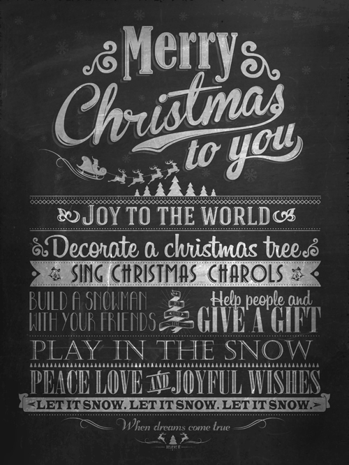 Retro Black Christmas background vector Retro font christmas background vector background   