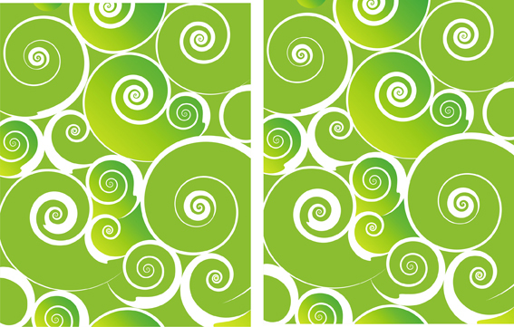 Green Spiral background design elements vector library Spiral backgrounds spiral rotating modern cdr abstract   