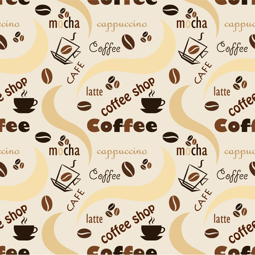 Set of Coffee logo design elements mix vector 04 mix logo elements element coffee   