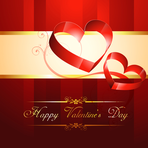 Valentines with Romantic backgrounds vector 05 Valentine romantic   