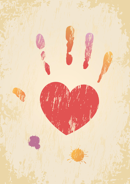 Set of Unusual heart elements vector graphic 03 Unusual heart elements element   