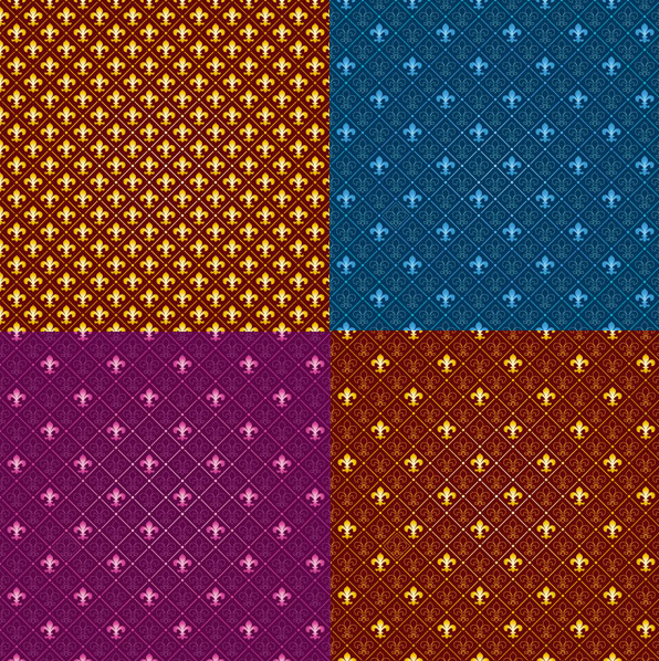 Decorative pattern seamless background Vector Graphic trends tiled background patterns continuous background   