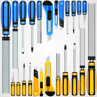Different Mechanical Tools vector 04 tools tool mechanical different   