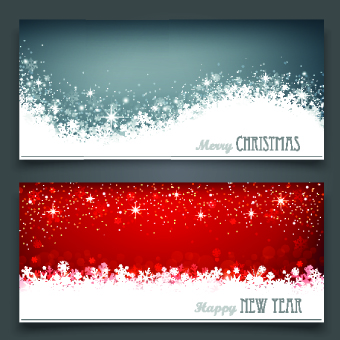 Shiny 2014 Merry Christmas banners design vector 05 shiny merry christmas christmas banners   