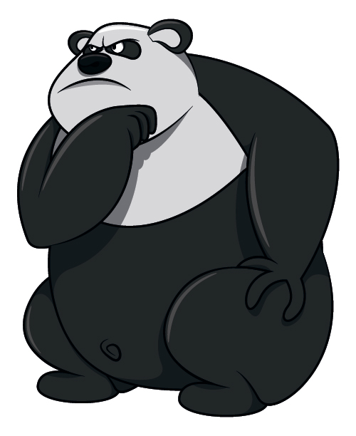 Cute cartoon panda desgin vector 03 panda cute cartoon cartoon   