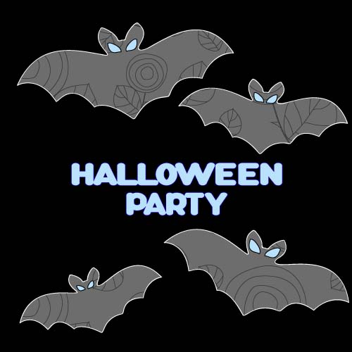 halloween party ghost illustration vector material 01 party illustration halloween ghost   