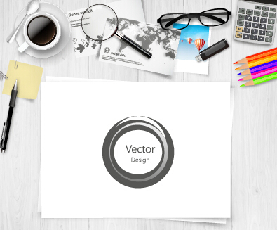 Work desktop template design vector 10 work template desktop   