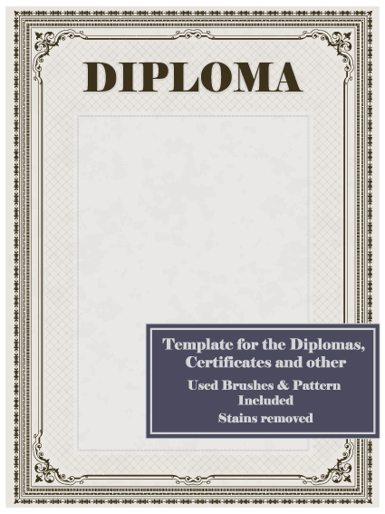 Retro Diploma and certificate cover template design vector 07 template Retro font diploma cover certificate   