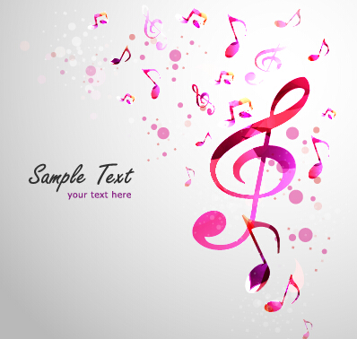 Stylish colorful music vector background graphics 03 Vector Background music colorful background   