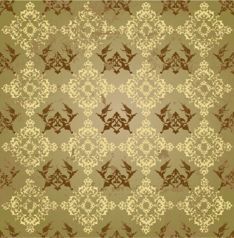Antique Decorative pattern background vector art 96628 tiled background pattern fashion continuous background classic   