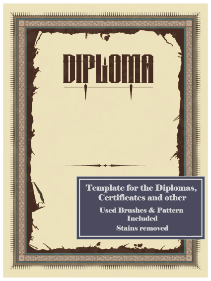Retro Diploma and certificate cover template design vector 08 template Retro font diploma cover certificate   