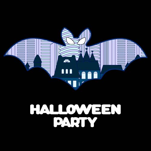 halloween party ghost illustration vector material 03 party illustration halloween ghost   