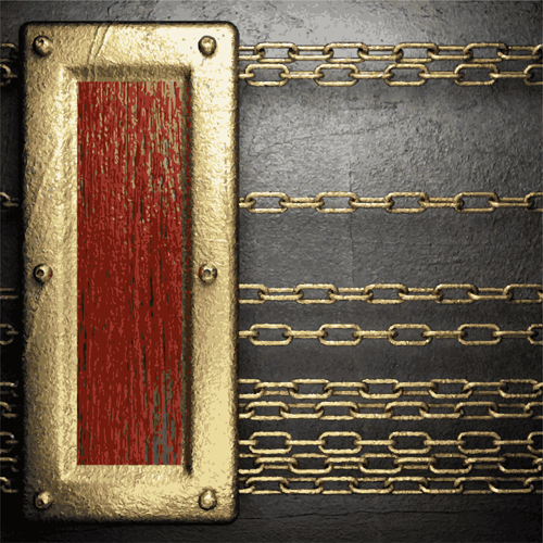 Metal frame and iron chain background 03 metal iron chain frame background   