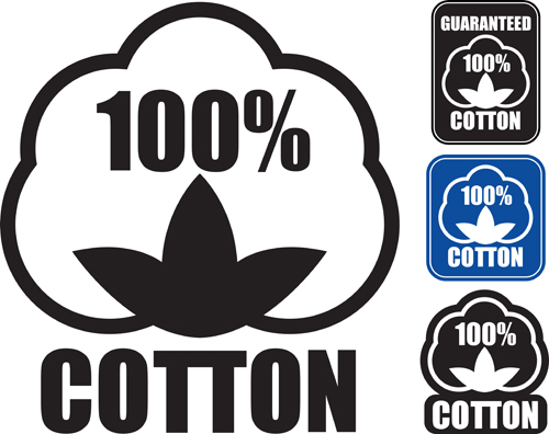 100% cotton premium quality labels vector 01 quality premium labels cotton   