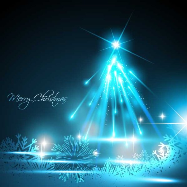 Sparkling Christmas tree design vector 01 102920 tree sparkling christmas   