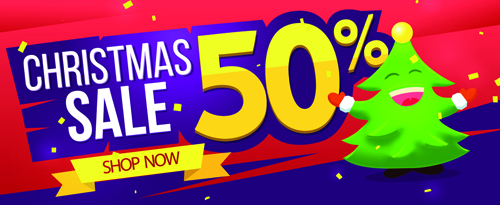 Creative 2015 Christmas sale banner design 02 sale creative christmas banner 2015   