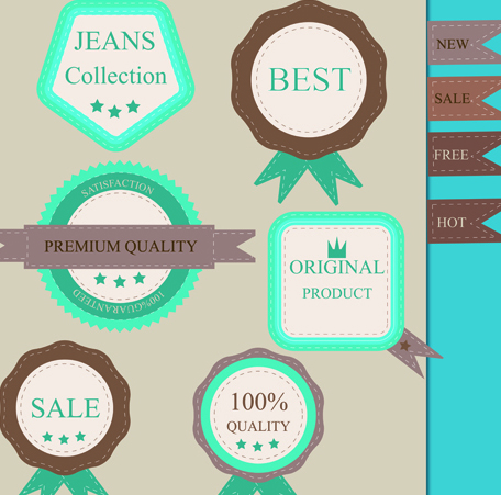 Set of guaranty quality and Premium labels vector 01 quality premium labels label   