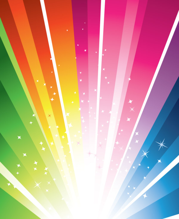 Colorful light background vector 96630 radial light flash cool colorful be riotous with colour background   