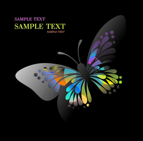 Beautiful floral butterfly creative background art 04 Creative background creative butterfly beautiful   