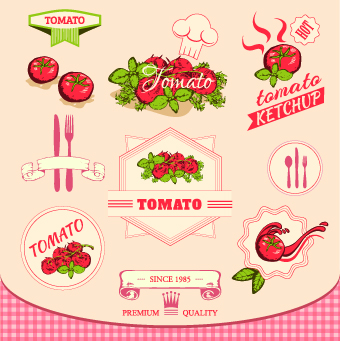 Fresh Food label design vector 04 label fresh food label food   