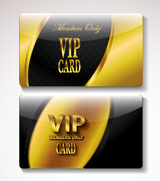 Golden Vip invitation cards vector design 03 vip invitation cards golden   