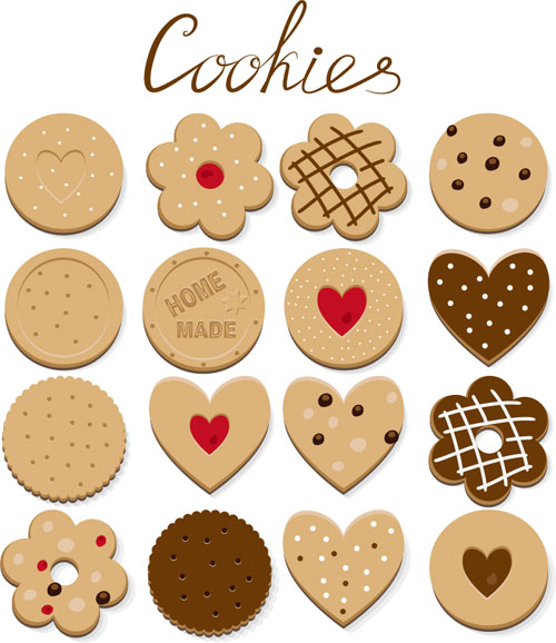 Delicious cookies vectors design 02 design Delicious cookies   