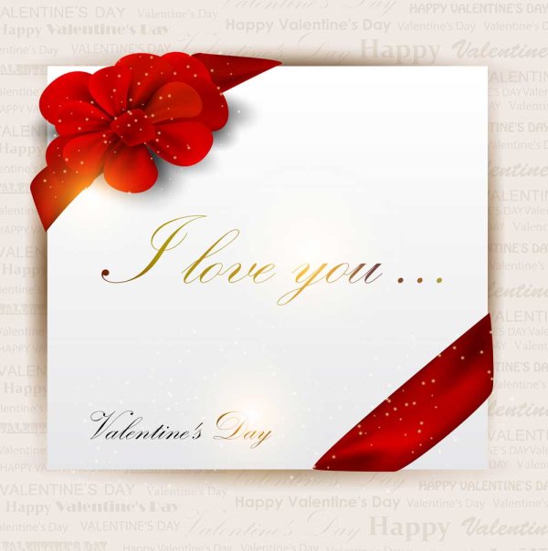 Valentine Day gift cards vector material 01 Valentine day Valentine material cards card   