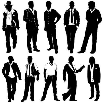 Various types of man vector man   