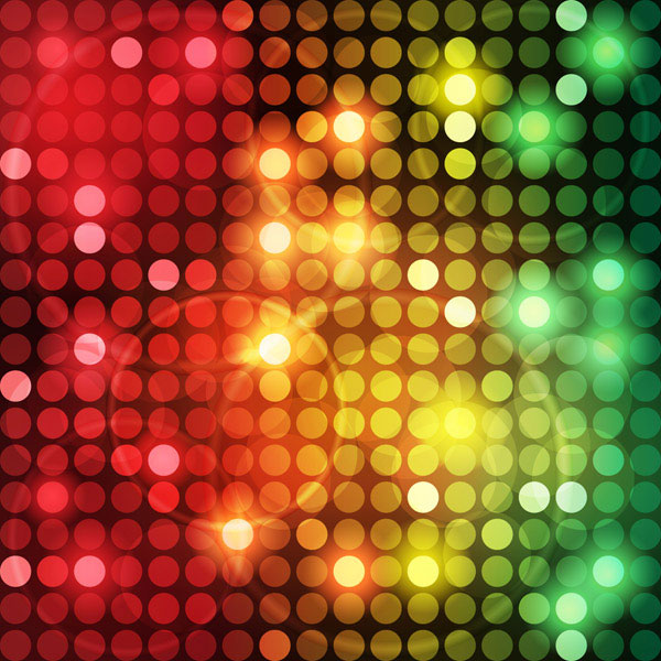 Abstract colored dot background 1 vector art round light fantasy dot color background   