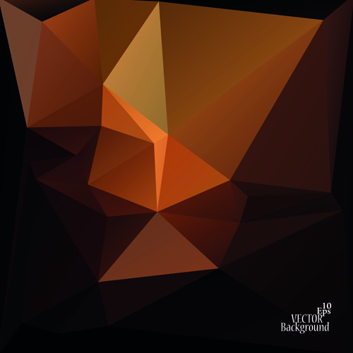 Polygonal geometric dark background vector 04 polygonal geometric dark background background   