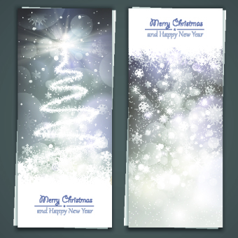 Shiny 2014 Merry Christmas banners design vector 02 merry christmas merry christmas banners banner   