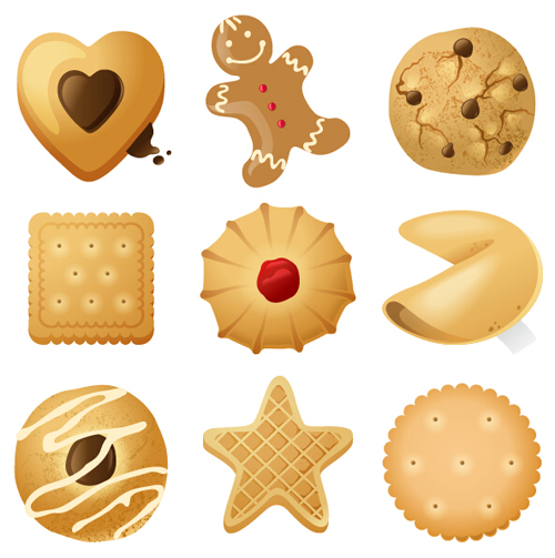 Biscuit food design vectors 02 food design biscuit   