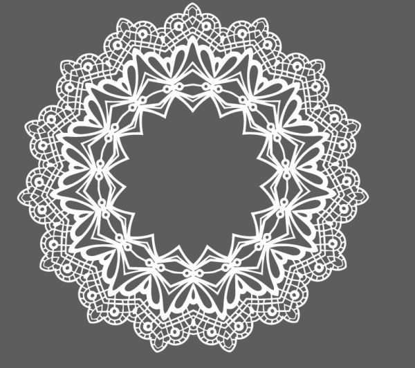 White lace frames vector white lace frames frame   