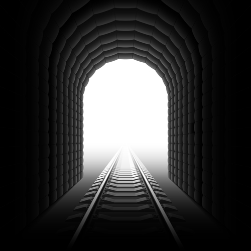 Tunnel and light design elements vector 05 tunnel element design elements   
